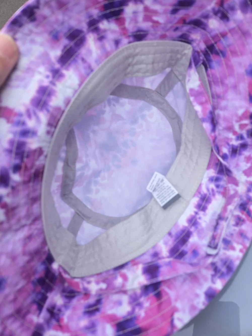 Kids Tie-Dye Bucket Hat in Pink & Purple
